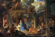 Charles le Brun Adoration by the Shepherds oil